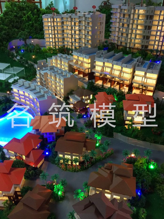 別墅模型中地形地貌問題如何設計制作
